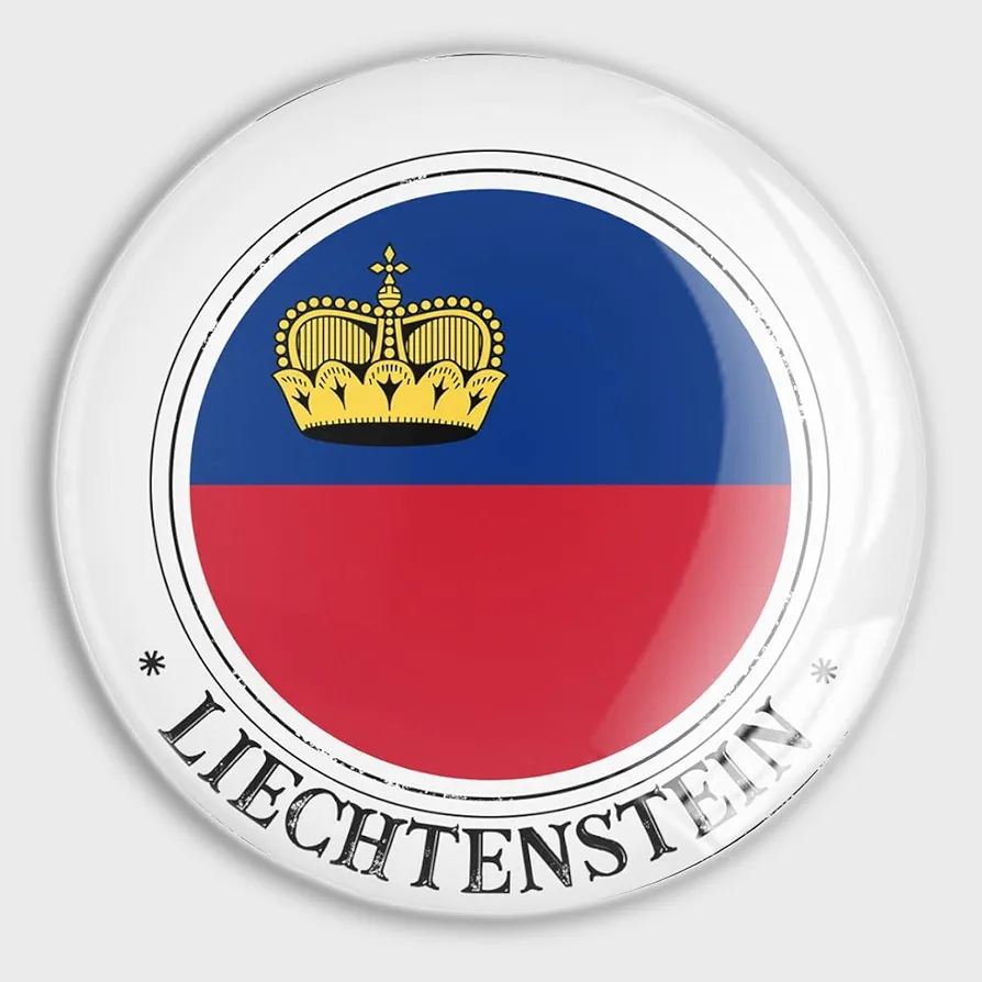 ArogGeld Fridge Magnets Glass Magnets Liechtenstein Flag Fridge Magnet National Day National Flags Pretty Perfect Fridge Magnets for House Office Personal Use Classroom Decor