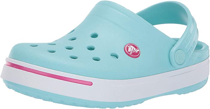 Crocs Kids Crocband II (Toddler/Little Kid) Ice Blue/Candy Pink 10-11 Toddler/Little Kid M