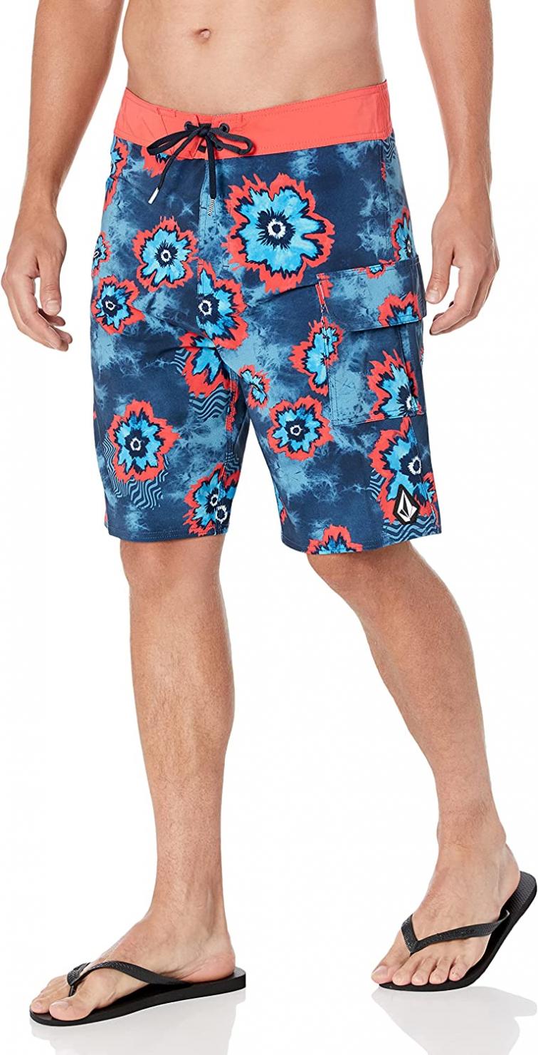 Volcom Men's Standard Mod Tech 20" 4th of July Boardshort