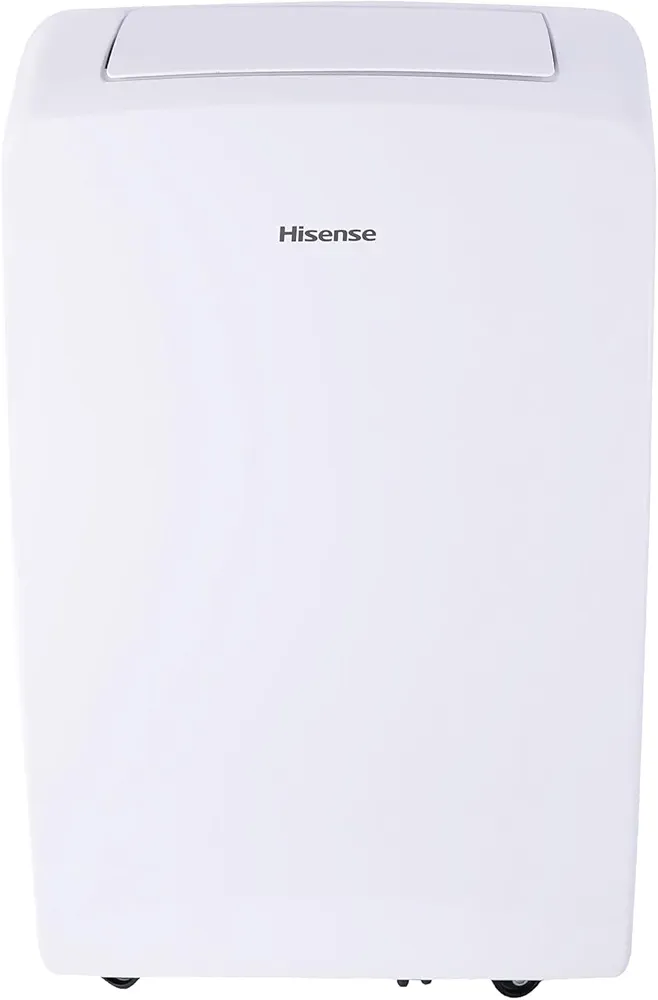 Hisense AHP0822CW1W 8,000 Smart Portable Air Conditioner with Wi-fi Controls, Dehumidifier and Remote, AC for Apartment, Bedroom, Medium Rooms up to 350 Square Feet in White, 8000 BTU