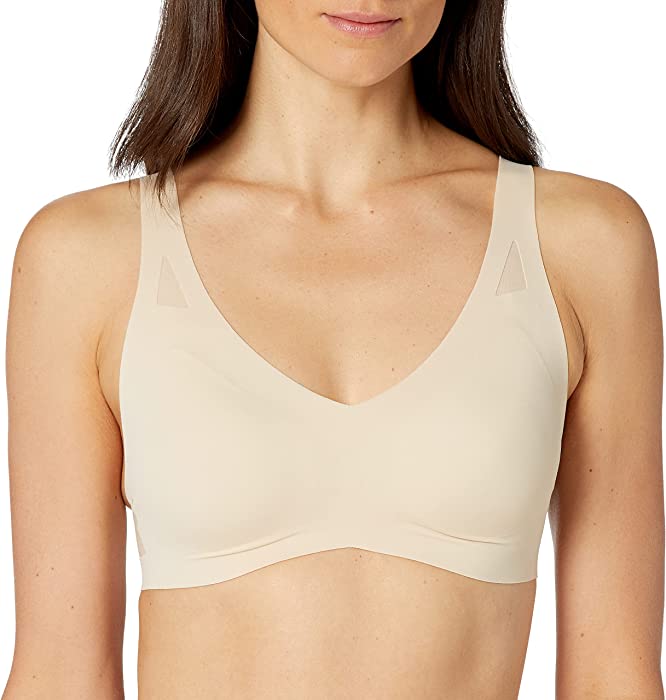 Hanes Ultimate Wireless Bra, Ultra-Light, Full-Coverage Wireless T-Shirt Bra, Convertible Wirefree Bra