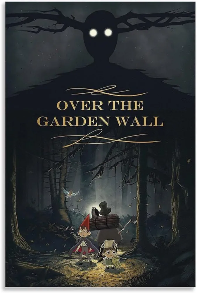 Over The Garden Wall Anime Posters Aesthetic Poster Children's Room Girls Guys Gift Dorm Decor Wall Canvas Wall Art Prints for Wall Decor Room Decor Bedroom Decor Gifts 08x12inch(20x30cm) Unframe-st