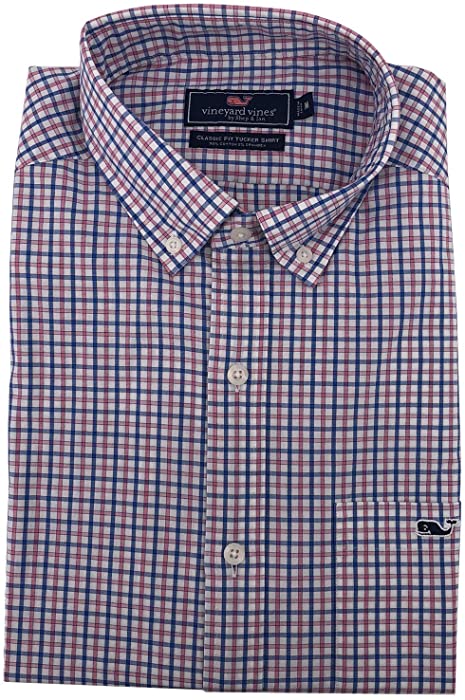 Vineyard Vines, Clark Cove Check Classic Tucker Shirt, Bahama Breeze