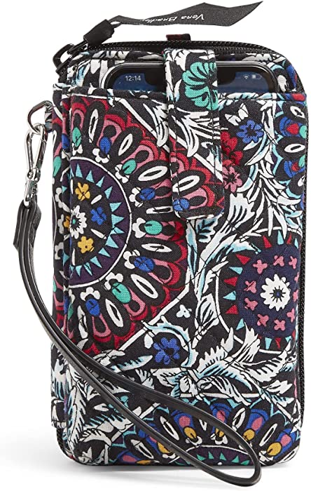 Vera Bradley Cotton Smartphone Wristlet with RFID Protection