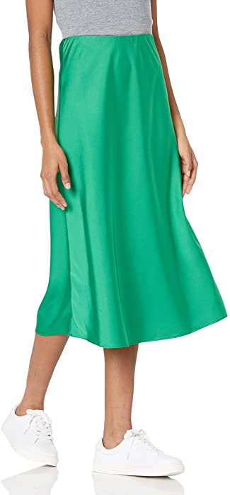 The Drop Women's Maya Silky Slip Skirt