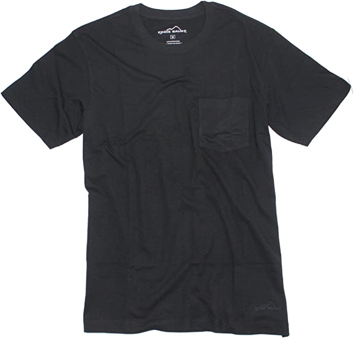 Eddie Bauer Mens Crew Neck Pocket Tee Shirt