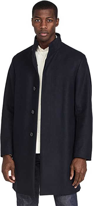 Theory Men's Belvin Sp Modus Melton Wool Blend Coat