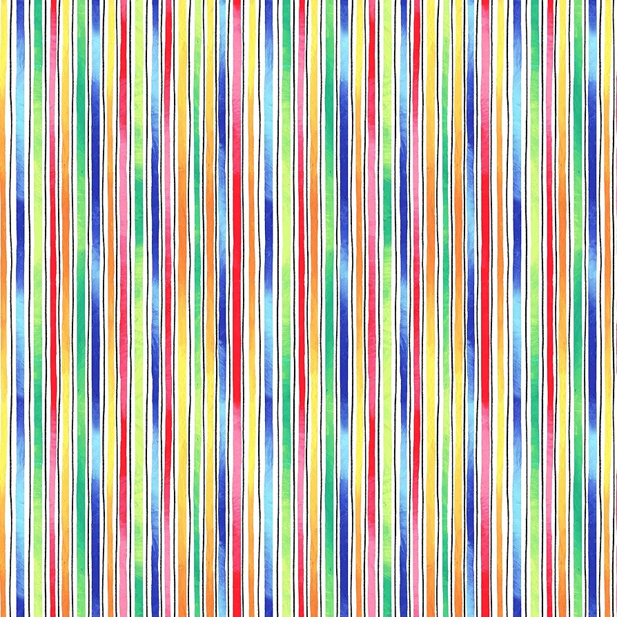 Michael Miller Brilliant Stripe, Multi