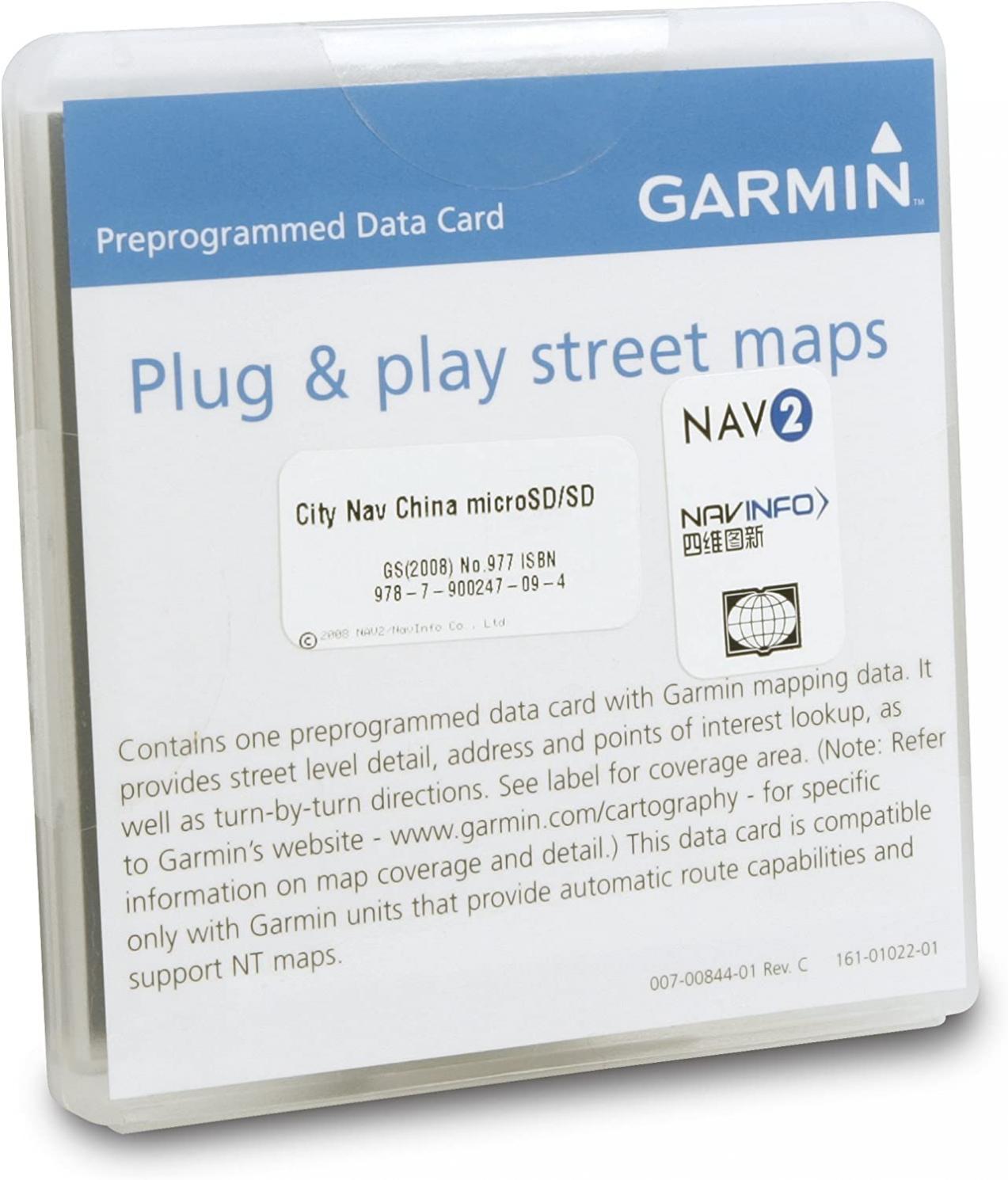 Garmin City Navigator for Detailed Maps of China (microSD/SD Card)