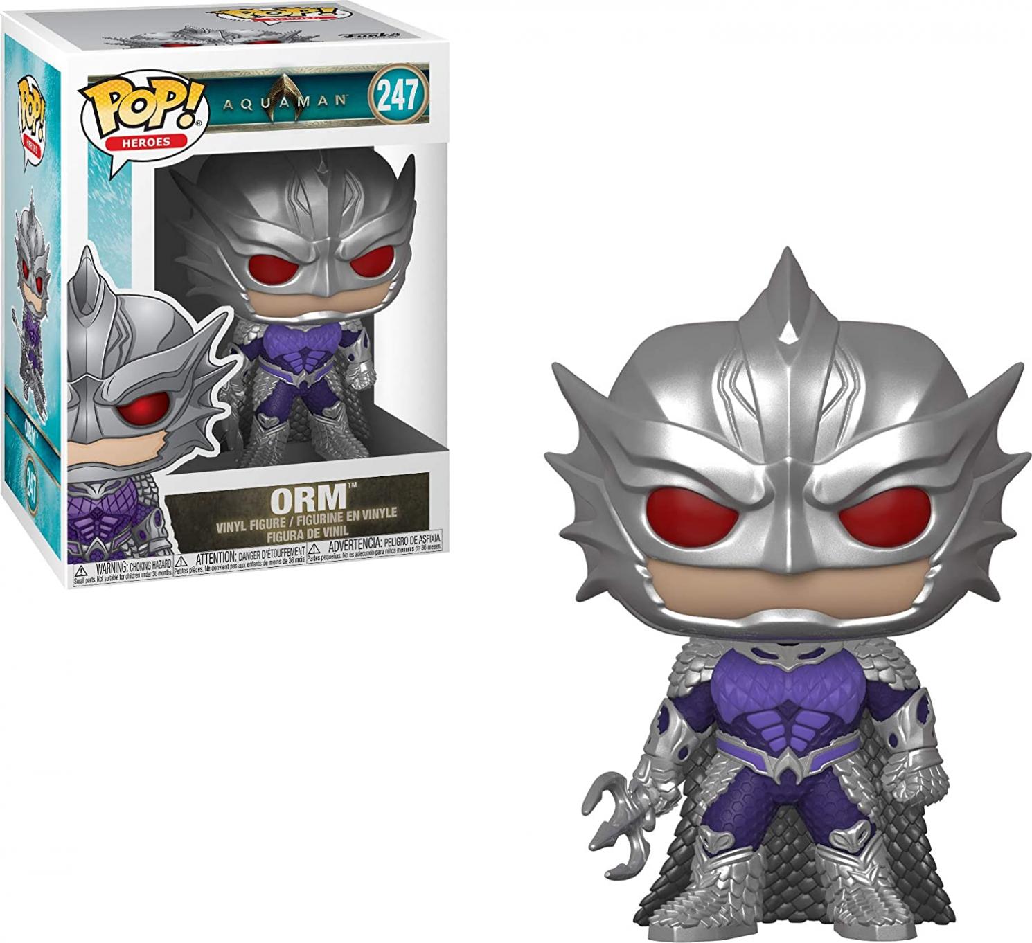 Funko 31181 Pop Heroes: Aquaman - Orm Collectible Figure, Multicolor