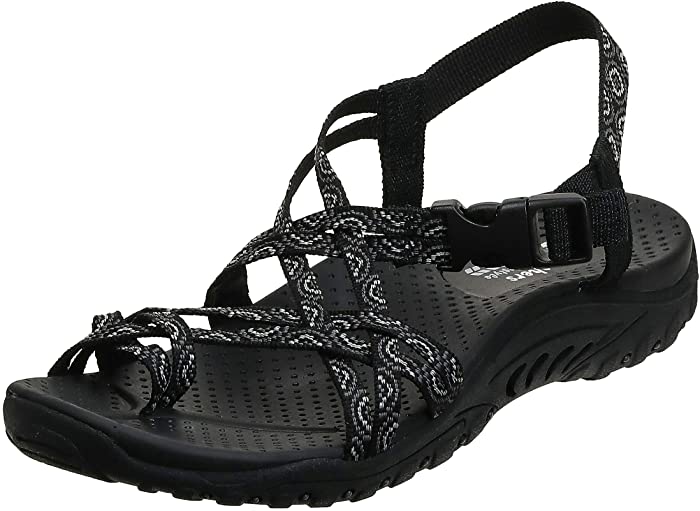 Skechers Women's Reggae-Tie Dyed Toe Ring Sandal