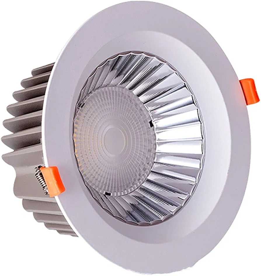 LED Can Lights Recessed Lighting Strong Cooling Downlights Forged Aluminum Radiator Canister Lights Applicable to Guest Rooms, Kitchens, Offices, Hotels, Supermarkets