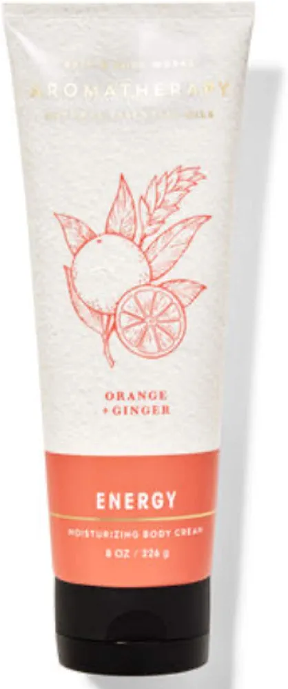 Bath & Body Works, Aromatherapy Energy Body Cream, Orange Ginger, 8 Ounce