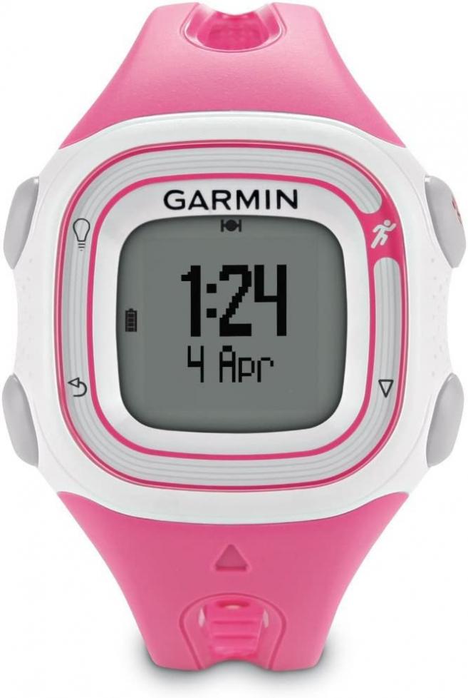 Garmin Forerunner 10 GPS Watch - Pink/White (Renewed)