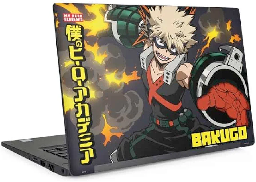 Skinit Decal Laptop Skin Compatible with Latitude 5310 - Officially Licensed My Hero Academia Katsuki Bakugo Design