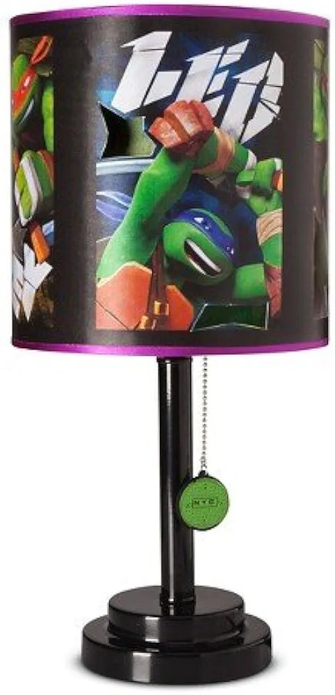 Nickelodeon Table Lamp Teenage Mutant Ninja Turtles 11.8 x 11.6 x 17.2 inches