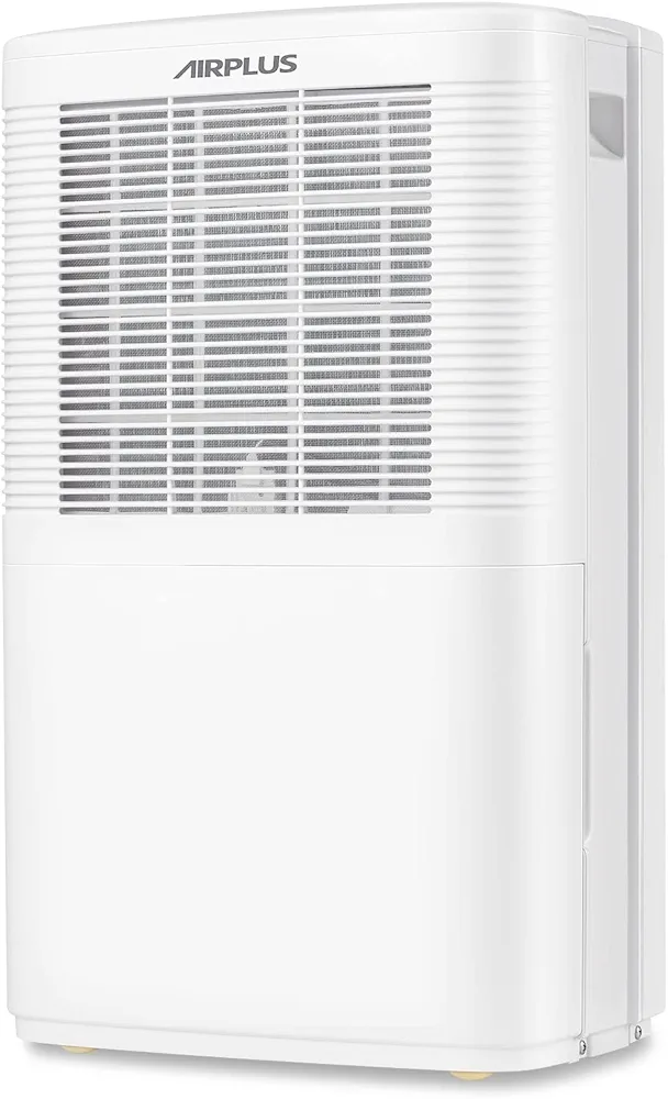 Dehumidifier for Home and Basement, AIRPLUS 3,000 Sq.Ft 35-Pint Dehumidifier with Auto Shut Off, 0.74 Gallon Water Tank Capacity, Ideal for Bathroom Bedroom Living Room Office with Drain Hose