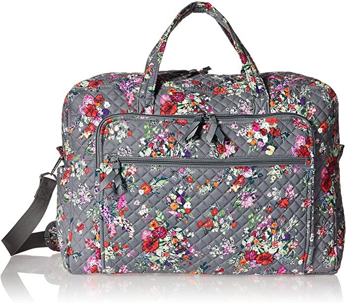 Vera Bradley Women's Cotton Grand Weekender Travel Bag