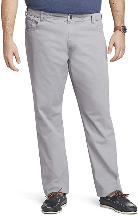 Van Heusen Men's Big & Tall 5 Pocket Straight Fit Pant