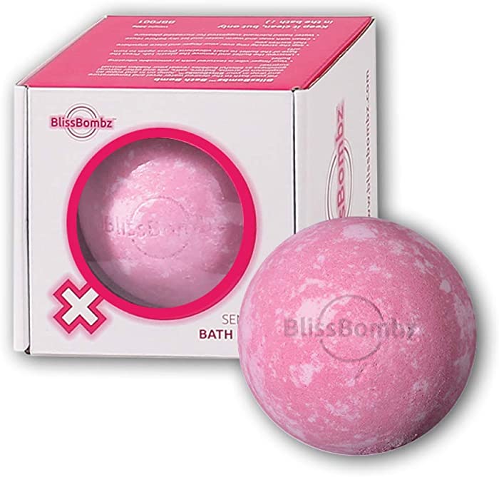 BlissBombz Bath Bombs for Adults– Bath Bombs for Women with Sexy Surprise Inside – Premium Organic Natural Ingredients and Essential Oils – Relaxing and Calming Effect – Fun Gift for Women