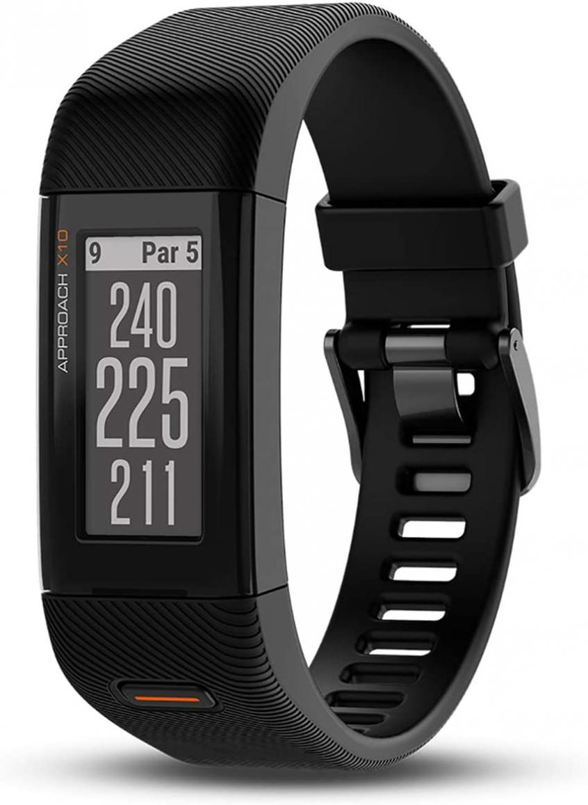 Garmin Approach X10, Lightweight GPS Golf Band, Black