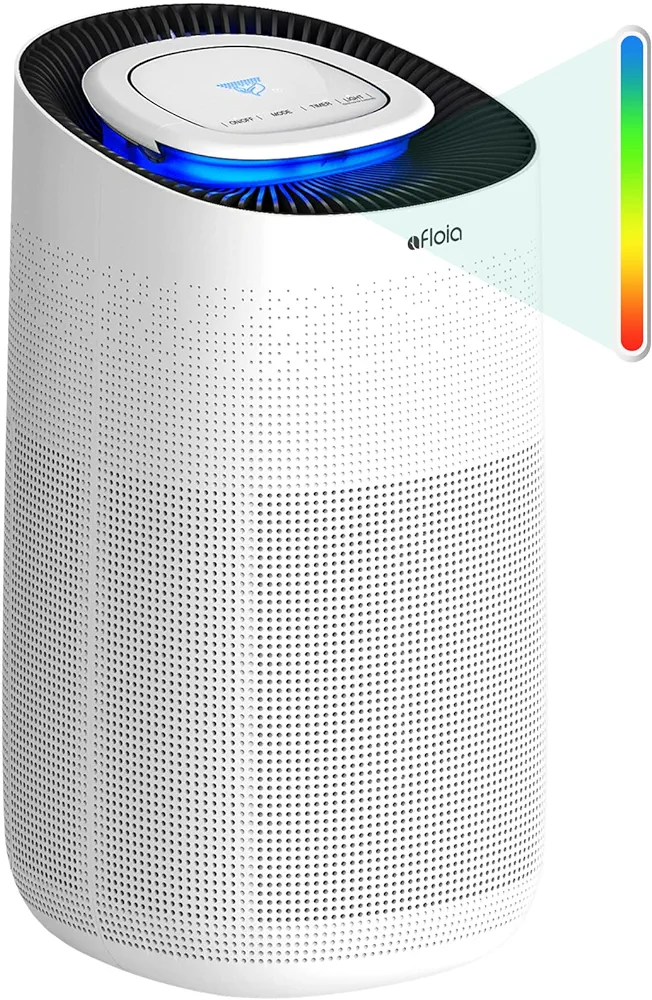 Afloia Air Purifiers for Home Large Room Up to 2,615 Ft², H13 True HEPA Filter with Air Quality Sensor Auto Smart Air Cleaner Removes 99.97% of Allergies, Pollen, Pet Dander, Dust, Smoke, Odor