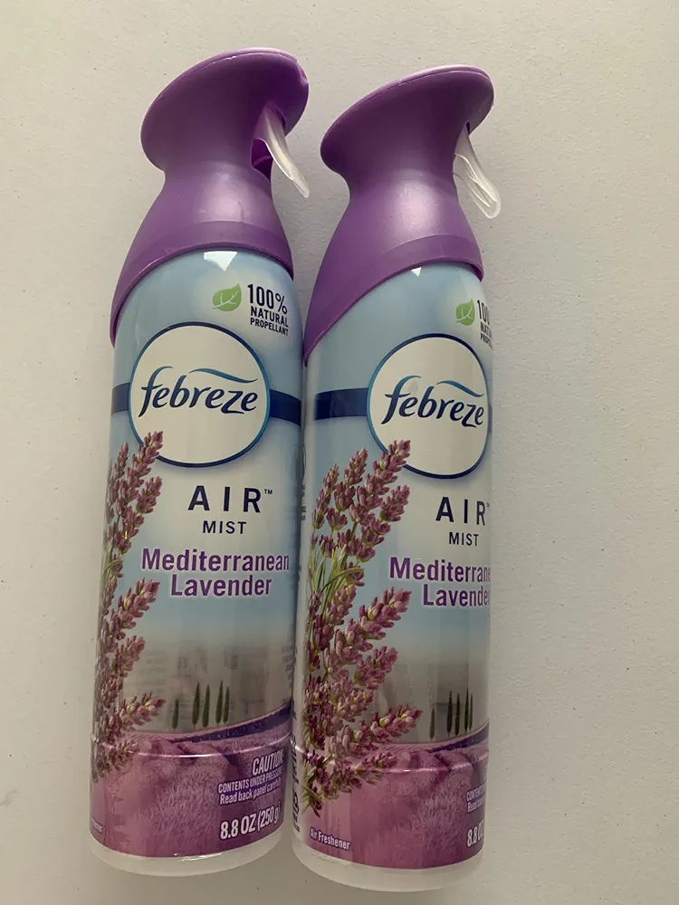 Mediterranean Lavender Air Freshenerls, 8.8oz each, Febreze Air Mist, Pack of 2