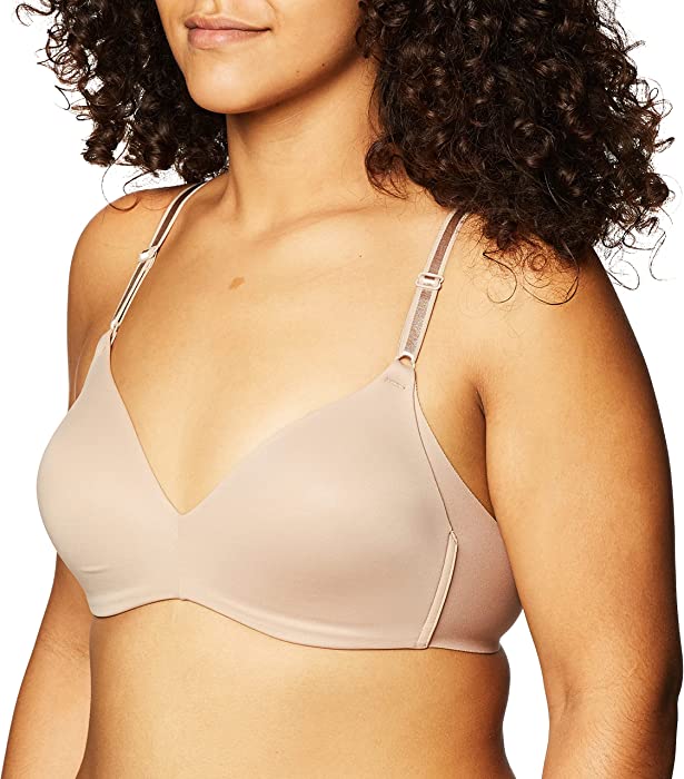 Warner's Women's No Side Effects Underarm-Smoothing Comfort Wireless Lightly Lined T-Shirt Bra 1056