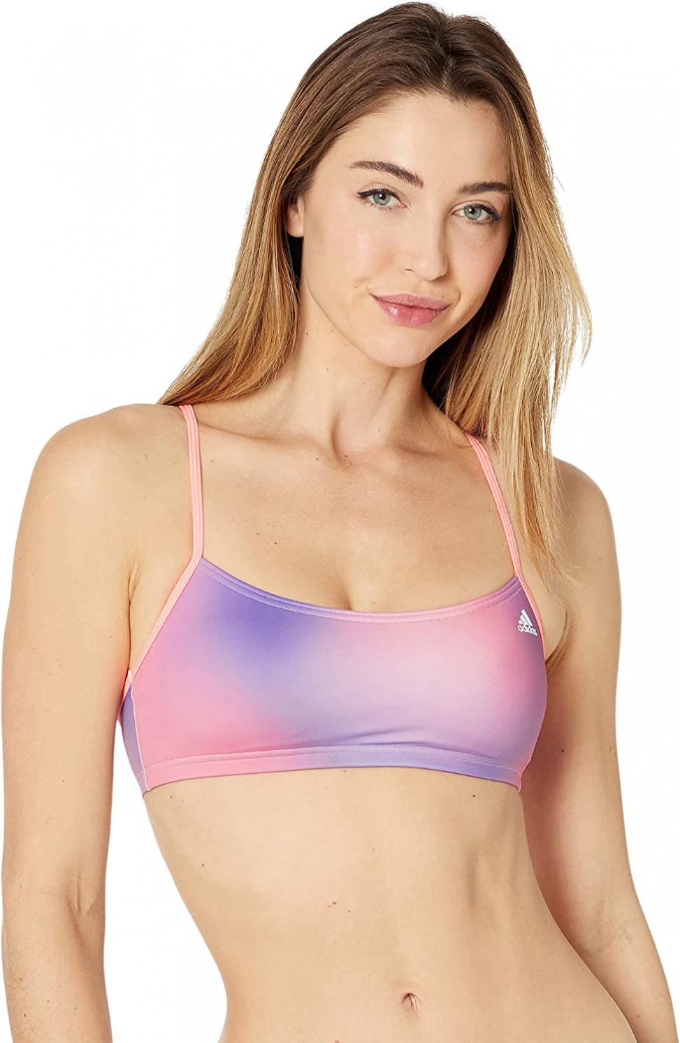 adidas Women's Standard Melbourne Printed Bikini Top