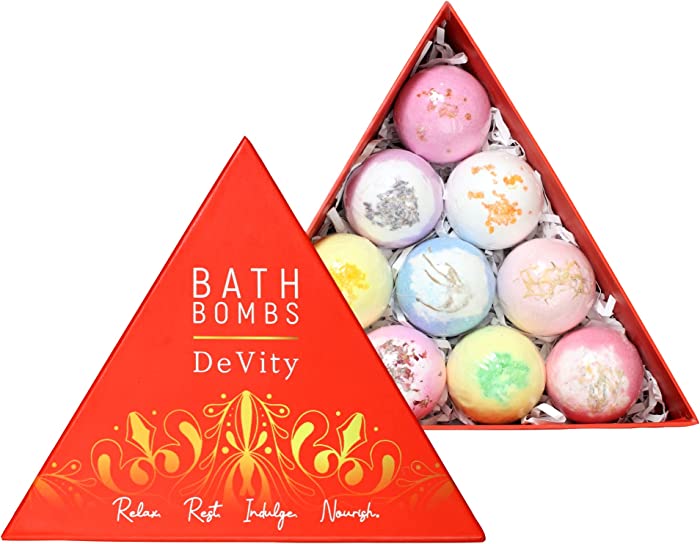 Organic Bath Bombs for Women Bath Bomb Set Natural Bath Bombs for Girls 10 Bath Bomb Set for Women Bath Bomb Gift Set for Women Relaxing Bath Bombs Gift Set for Women