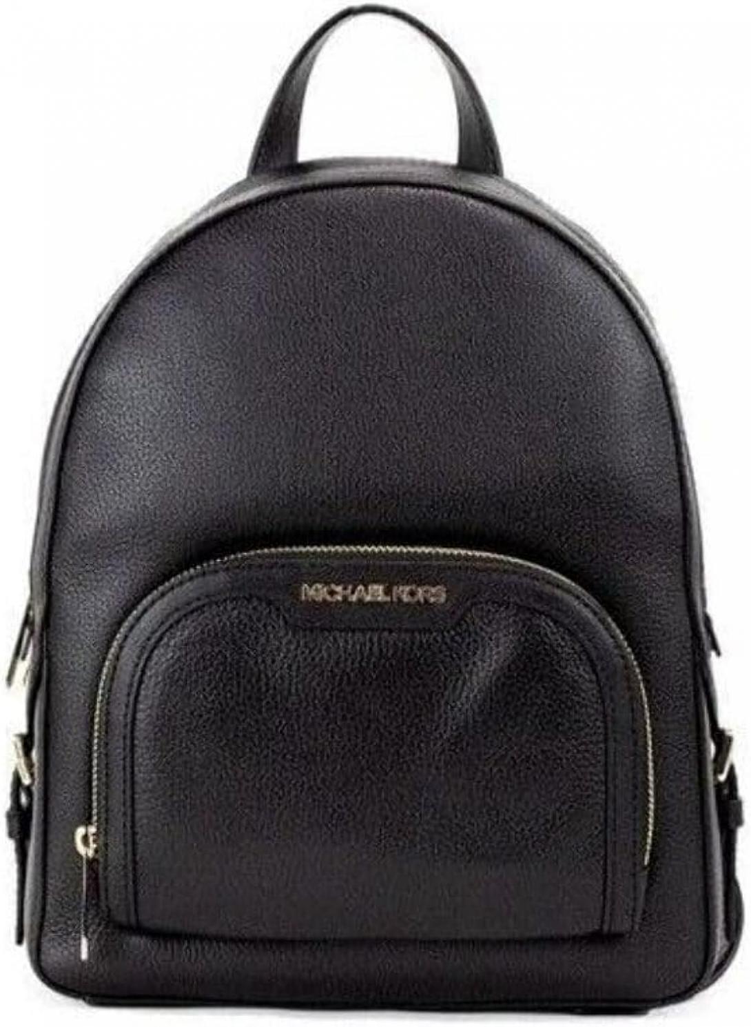 Michael Kors Jaycee Medium Logo Backpack (Black)