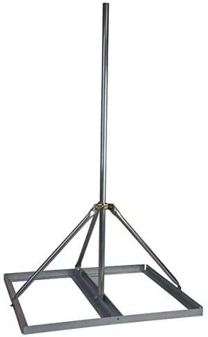 EZ NP-60-125 Non-Penetrating Roof Mount with 1.25" x 60" Mast - Flat Roof Mount