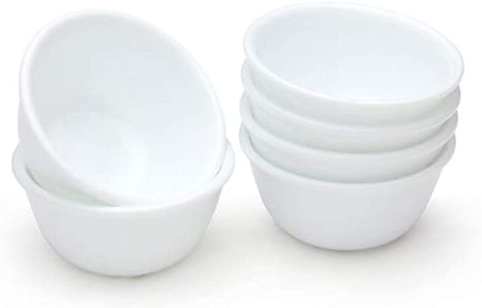 Corelle ES Winter Frost White Glass Microwave Katori 6 Pcs Set Combo Gift Item