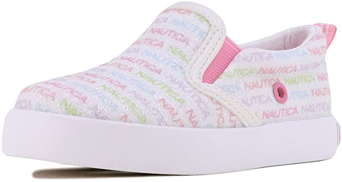 Nautica Kid's Slip-On Casual Shoe Athletic Sneaker - Youth-Toddler Akeley |Boy - Girl|(Big Kid/Little Kid/Toddler)