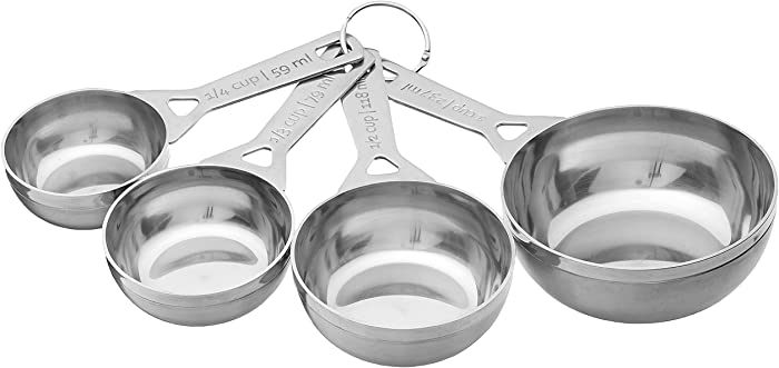 Le Creuset Stainless Steel Measuring Cups, Set of 4