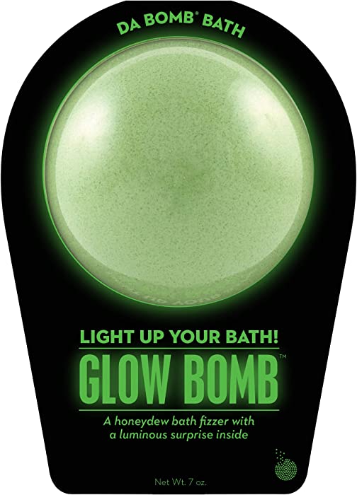 Da Bomb Glow Bath, Green, Honeydew , 7 Ounce (Pack of 1)