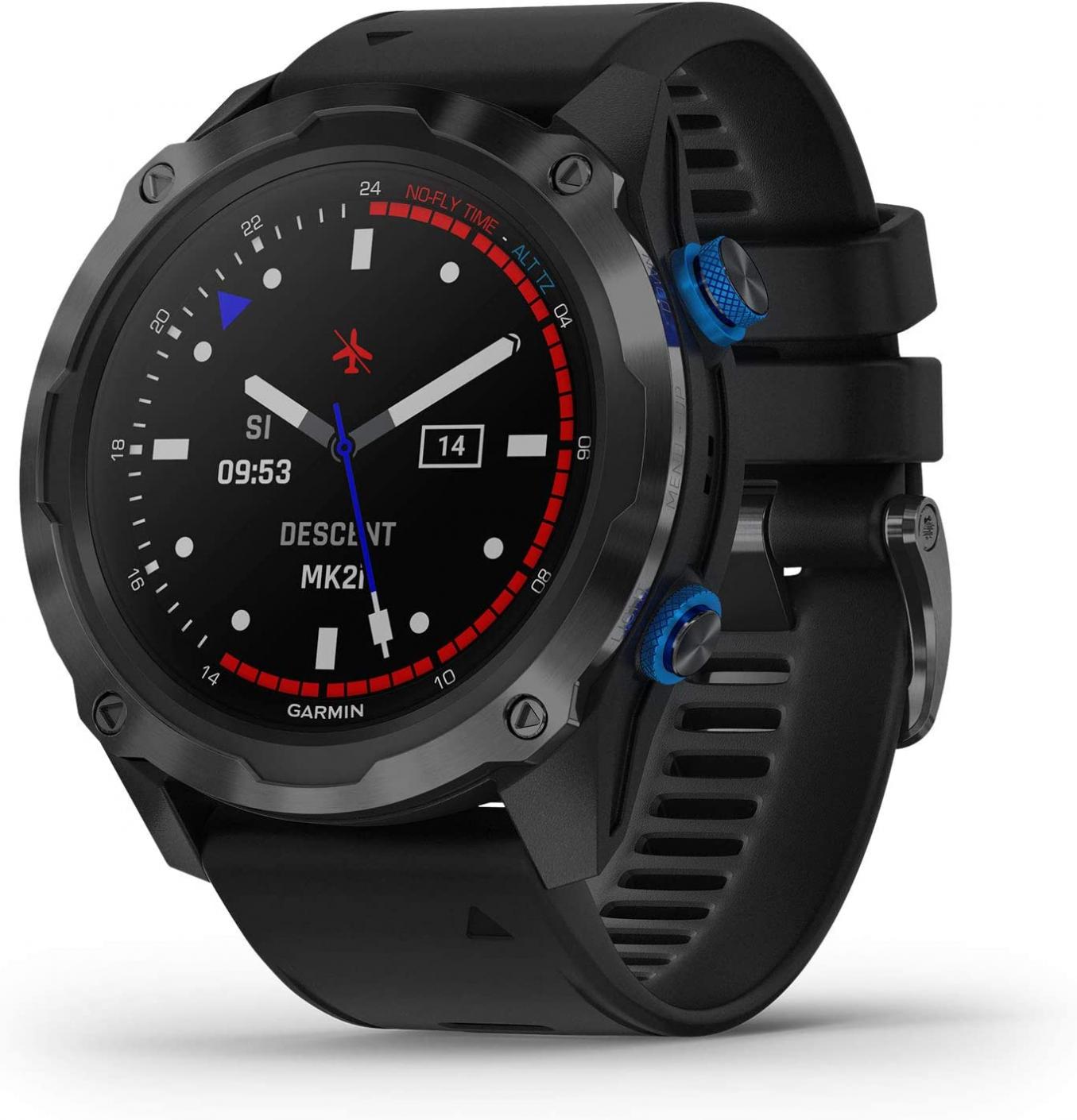 Garmin Descent Mk2i/Descent T1 Bundle, Smaller-Sized Watch-Style Dive Computer with Air Integration, Multisport Training/Smart Features, Titanium Gray with Black Band, (010-02132-03)