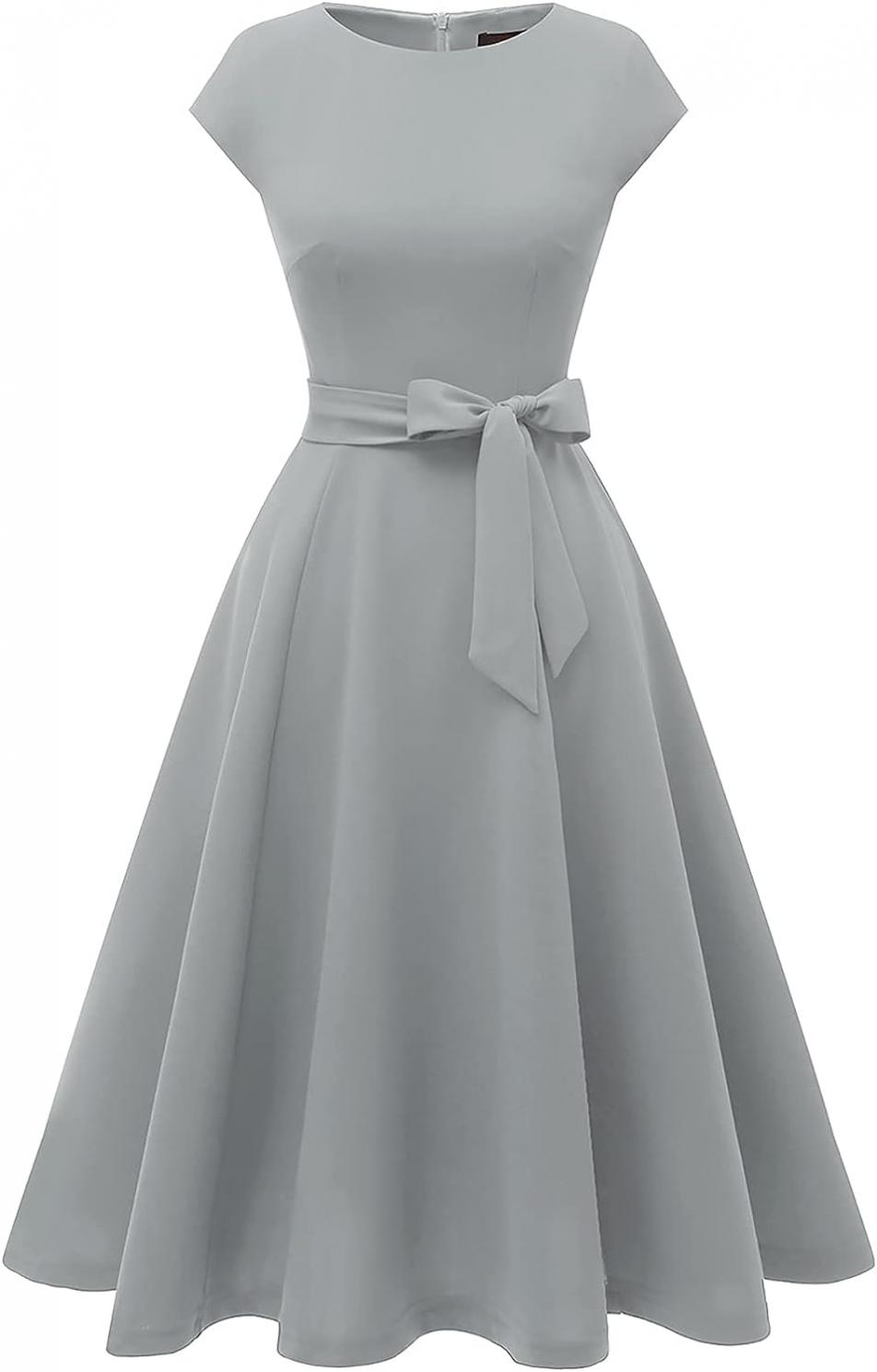 DRESSTELLS Cocktail Dresses, Modest Wedding Guest Dress, 2023 Summer Casual Dress, Homecoming & Prom