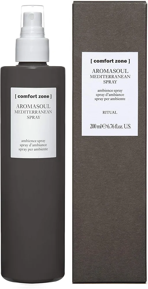 [ Comfort Zone ] Aromasoul Mediterranean Room Spray, Mediterranean Lemon, Juniper, Sage And Geranium Blend , 6.76 fl. oz.