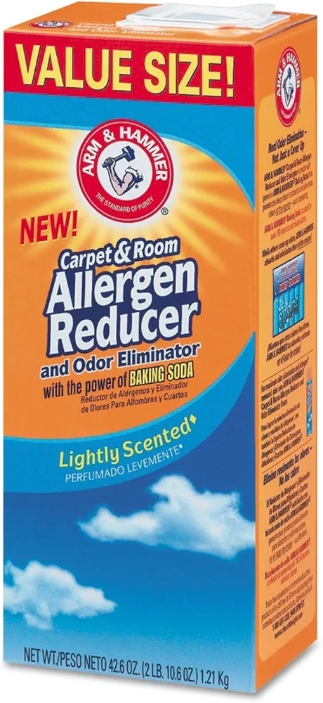 Arm & Hammer 3320084113CT Carpet & Room Allergen Reducer and Odor Eliminator 42.6 oz Box