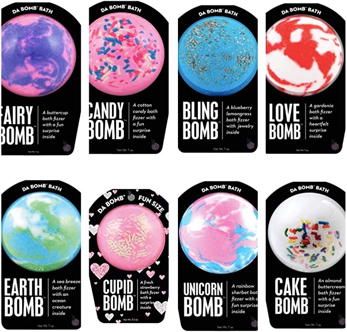 Da Bomb Bath Fizzers Mystery 2 Pack Contains a 7 oz and 3.5 oz fizzer in each pack