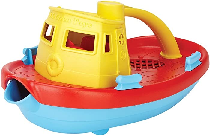 Green Toys My First Tugboat - BPA, Phthalates Free Bath Toys for Kids, Toddlers. Toys and Games