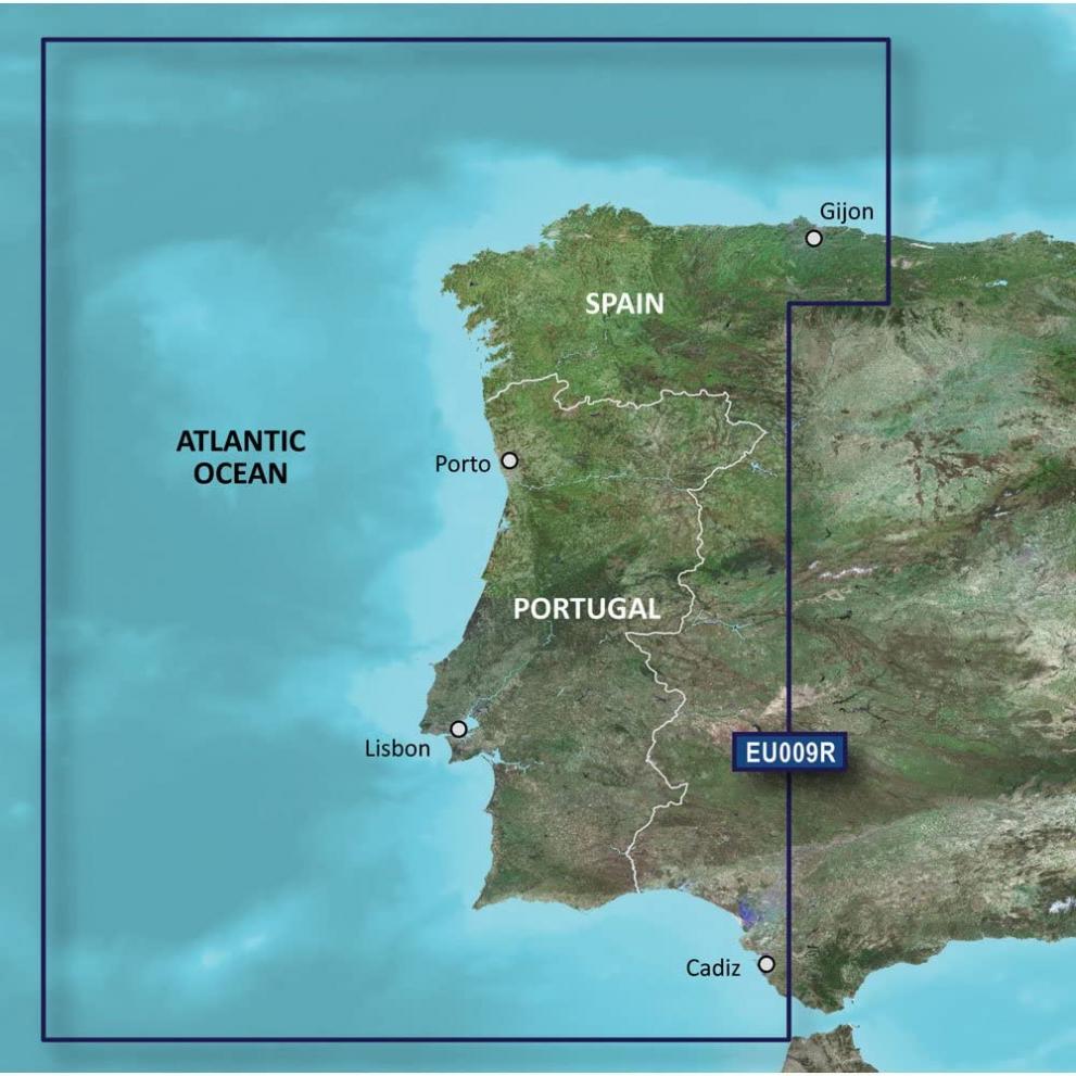 Garmin Bluechart G2 HXEU009R - Portugal and Northwest Spain - microSD/SD