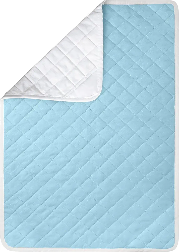 HOLDN’ STORAGE Ironing mat, Magnetic Laundry mat, 28.25” x 19”, Blue, Quilted, Washer and Dryer Countertop, Ironing pad