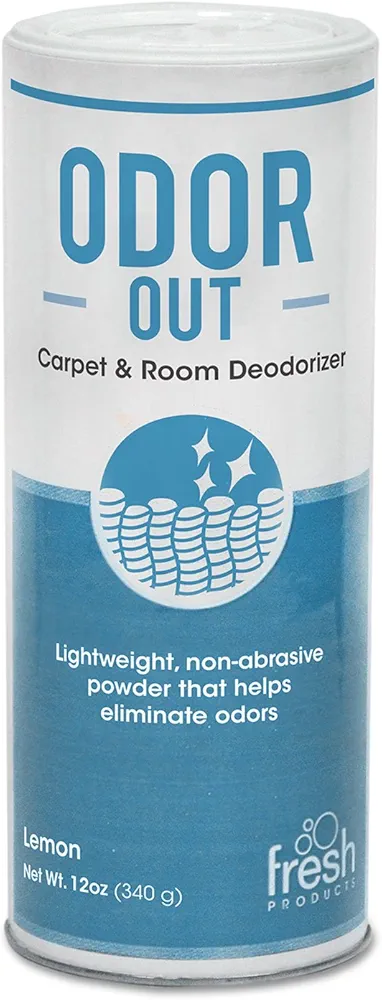 Fresh Products 121400BO Odor-Out Rug/Room Deodorant Bouquet 12oz Shaker Can 12/Box (FRS121400BO)