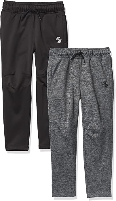 The Children's Place Boys' Sport Knit Performance Pants 2-Pack