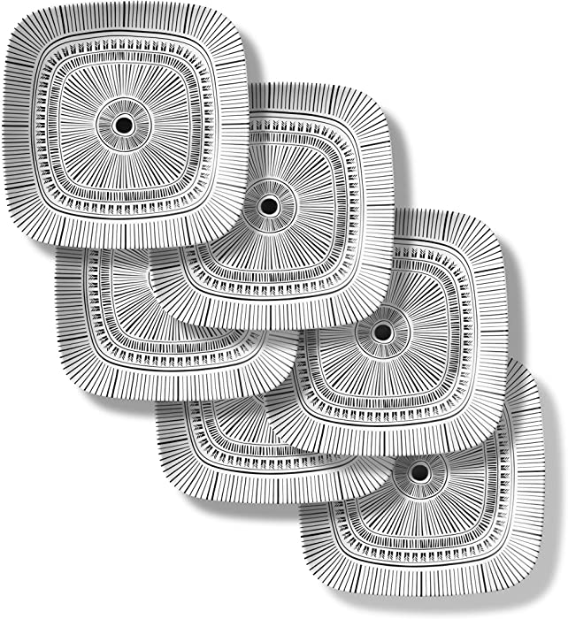 Corelle Chip Resistant Lunch Plates, 6-Piece, Imani