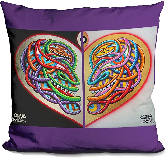 LiLiPi Heart Intelligence Decorative Accent Throw Pillow