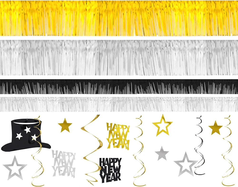 New Year Gold Foil Room Decorating Kit, 28 Ct. | Party Decoration…