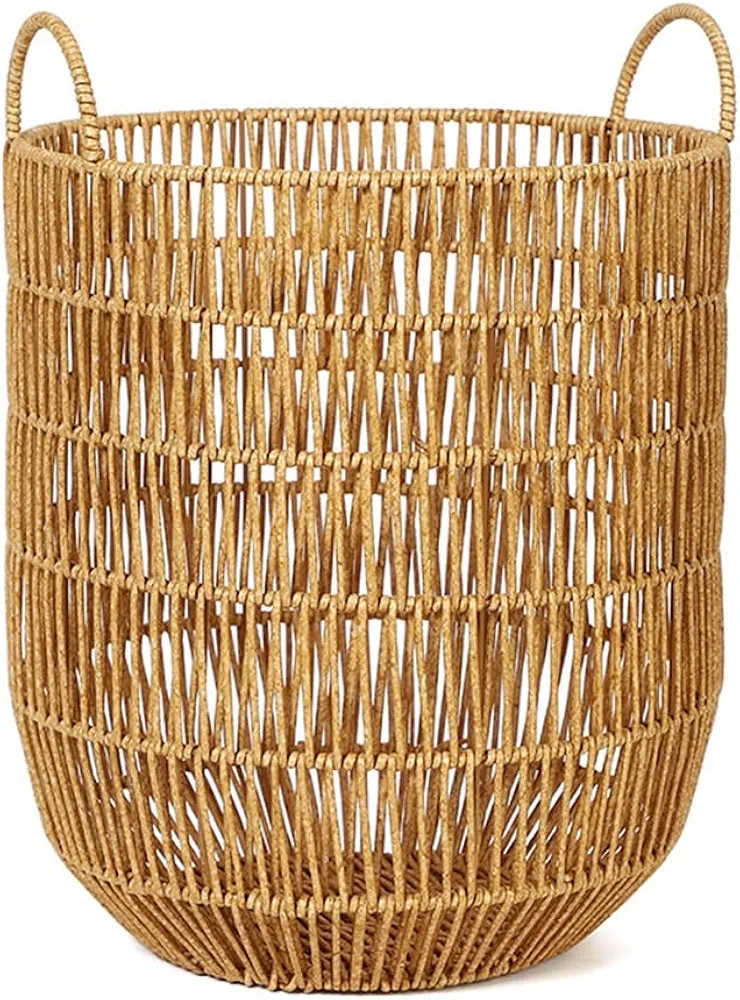 Round Dirty Clothes Basket Storage Basket,Clothes Storage Basket,Kitchen,Toys,Blanket Storage Basket,Living Room,Kitchen,Home Decoration